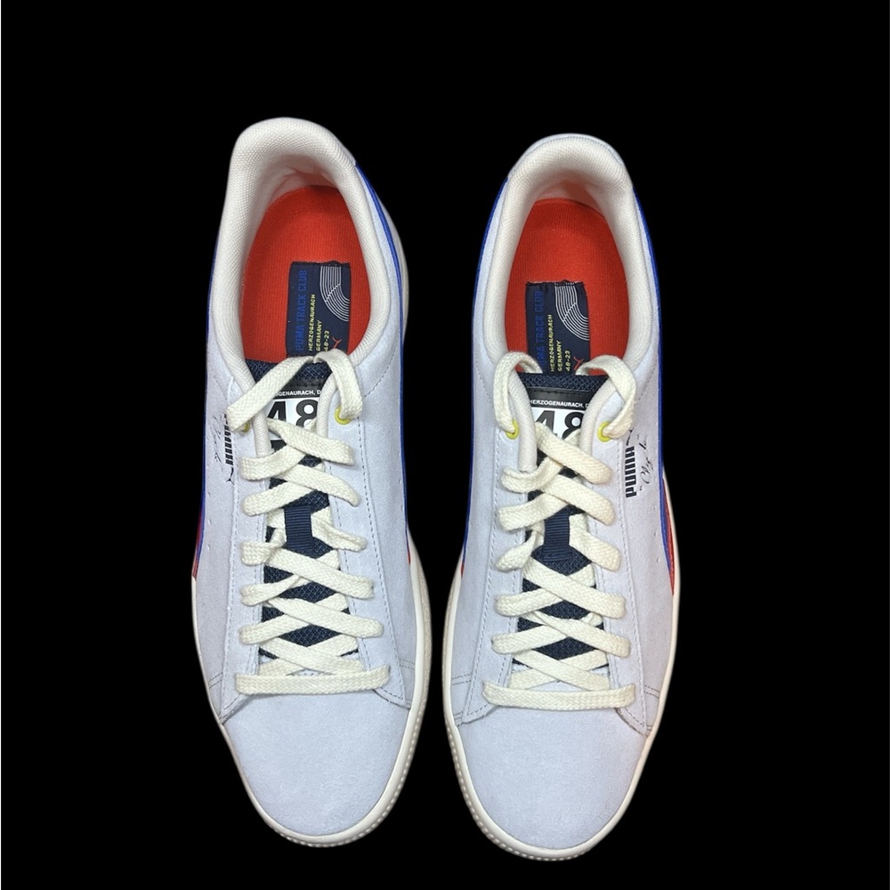 Size 11 - Puma Clyde TM - glacial gray-royal sapphire 392140-01 brand new no box - Picture 5 of 6